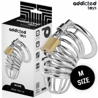 Клетка за пенис ADDICTED TOYS LOCKED - IRON CELL METAL PENIS CAGE SIZE M