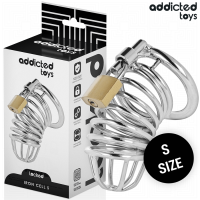 Клетка за пенис ADDICTED TOYS LOCKED - IRON CELL METAL PENIS CAGE 4 CM SIZE S