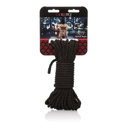 Въже CALEXOTICS - SCANDAL BLACK BDSM ROPE 10 M