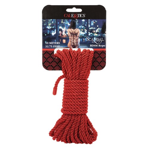 Въже CALEXOTICS - SCANDAL RED BDSM ROPE 10 M