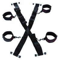 Белезници за врата CALEXOTICS - SCANDAL CROSS-SHAPED DOOR HANDCUFFS