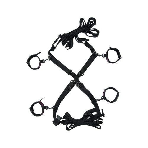 Комплект за легло CALEXOTICS - SCANDAL SET OF CROSS BED TIES