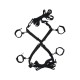 Комплект за легло CALEXOTICS - SCANDAL SET OF CROSS BED TIES