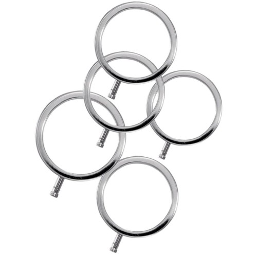 Пенис ринг ELECTRASTIM - ELECTRARINGS METAL PENIS RINGS PACK OF 5