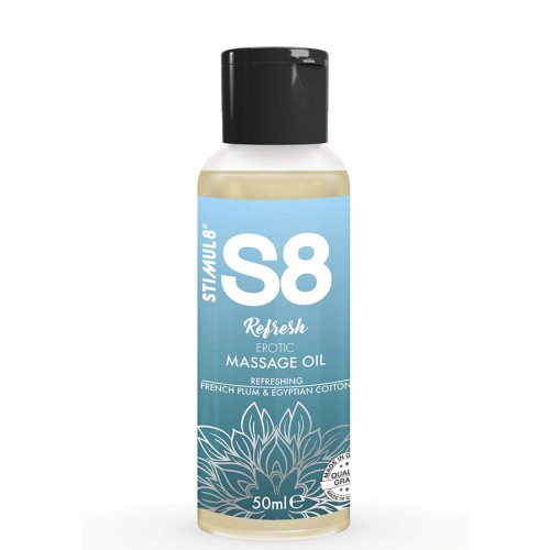 Масажно олио STIMUL8 - S8 REFRESH EROTIC COTTON MASSAGE OIL 50 ML