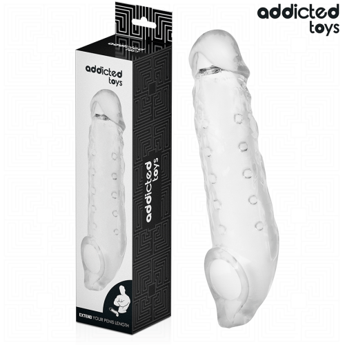 Пенис уголемител ADDICTED TOYS - TRANSPARENT PENIS EXTENSON SIZE S 23 CM | ADDICTED TOYS Пенис уголемител ADDICTED TOYS - TRANSPARENT PENIS EXTENSON SIZE S 23 CM