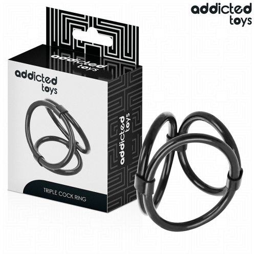 Пенис ринг ADDICTED TOYS - TRIPLE PENIS RING