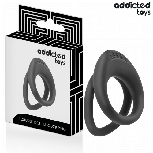 Пенис ринг ADDICTED TOYS - DOUBLE TEXTURED PENIS RING