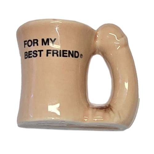 Чаша DIABLO PICANTE – CERAMIC MUG MAGNET WITH PENIS HANDLE “FOR MY BEST FRIEND”