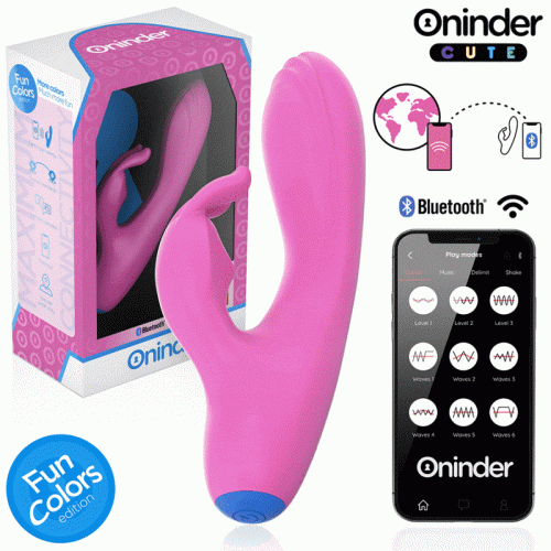 Вибратор за G-точка ONINDER CUTE - LOVE BUNNY VIBRATOR G-SPOT CLITORIS - FREE WORLDWIDE APP