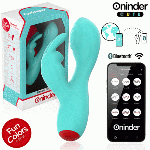Вибратор за G-точка ONINDER CUTE - LOVE BUNNY G-SPOT CLITORAL VIBRATOR - FREE WORLDWIDE APP