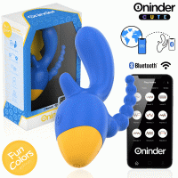 Вибратор ONINDER CUTE - LOVE 3 SOME TRIPLE VIBRATOR - FREE WORLDWIDE APP