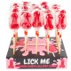 Близалки SECRETPLAY - CHERRY CANDY PENIS LOLLIPOP DISPLAY WITH SPICY HEAT EFFECT (40 UNITS)