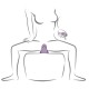 Вибратор ROCKS- OFF - RUBY GLOW PURPLE SIT-ON VIBRATOR