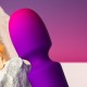 Вибратор ROCKS- OFF - GLO- GIRL VIBRATOR WAND MINI PURPLE