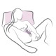 Вибратор ROCKS- OFF - GLO- GIRL VIBRATOR WAND MINI PURPLE