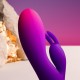 Вибратор ROCKS- OFF - GLO- GIRL PURPLE RABBIT VIBRATOR