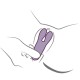 Вибратор ROCKS- OFF - GLO-GIRL BUNNY PURPLE FLEXIBLE VIBRATOR