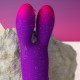 Вибратор ROCKS- OFF - GLO-GIRL BUNNY PURPLE FLEXIBLE VIBRATOR