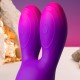 Вибратор ROCKS- OFF - GLO-GIRL BUNNY PURPLE FLEXIBLE VIBRATOR