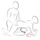Простатен масажор ROCKS-OFF - BLACK PROSTATE AND ANAL VIBRATOR ADAPTER
