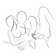 Мастурбатор ROCKS- OFF - PALM BLUE FLEXIBLE VIBRATOR MASTURBATOR