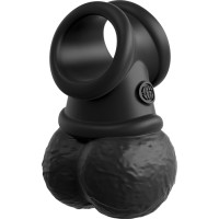 Пенис ринг KING COCK - THE CROWN JEWELS WEIGHTED SWINGING BALLS SILICONE