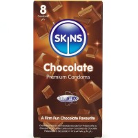 Презервативи SKINS - CHOCOLATE PREMIUM CONDOMS PACK 8