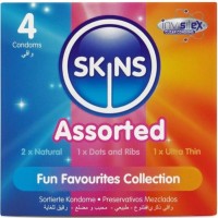 Презервативи SKINS - ASSORTED PREMIUM COND