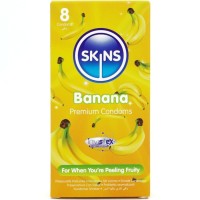 Презервативи SKINS - BANANA PREMIUM CONDOMS PACK 8