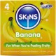 Презервативи SKINS - BANANA PREMIUM CONDOMS PACK 4