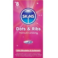 Презервативи SKINS - DOTS & RIBS PREMIUM C