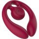Стимулатор SNAIL VIBE - GIZI DUO COUPLES STIMULATOR REMOTE CONTROL BURGUNDY