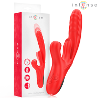 Вибратор INTENSE - KAROL MULTIFUNCTION VIBRATOR THRUST & STIMULATION & STIMULATING WAVES RED Вибратор INTENSE - KAROL MULTIFUNCTION VIBRATOR THRUST & STIMULATION & STIMULATING WAVES RED