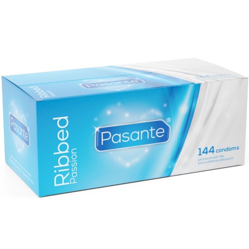 Презервативи PASANTE - RIBBED PASSION CONDOMS BOX 144 UNITS | Pasante Презервативи PASANTE - RIBBED PASSION CONDOMS BOX 144 UNITS