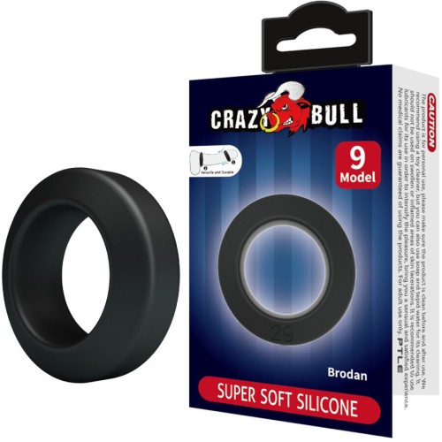 Пенис ринг CRAZY BULL - BRODAN SILICONE RING MODEL 9