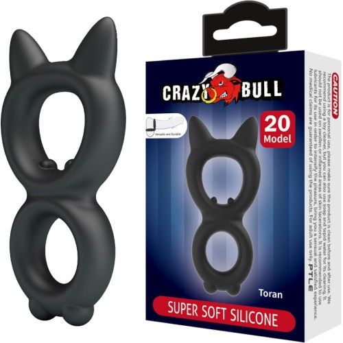 Пенис ринг CRAZY BULL - TORAN DOUBLE SILICONE RING MODEL 20