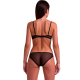Бельо PASSION - INTIMARI BRA + PANTIES SET BLACK S/M