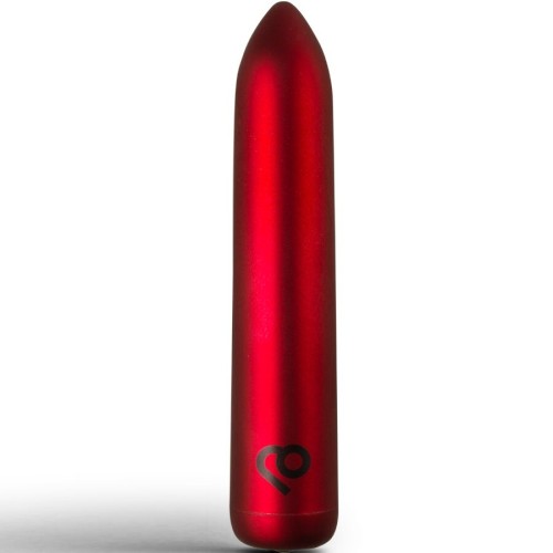 Мини вибратор ROCKS-OFF - RECHARGEABLE VIBRATING BULLET POPPY RED