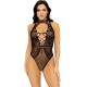 Боди LEG AVENUE - NET AND LACE KEYHOLE HALTER BODYSUIT ONE SIZE | LEG AVENUE|LEG AVENUE BODYSTOCKINGS Боди LEG AVENUE - NET AND LACE KEYHOLE HALTER BODYSUIT ONE SIZE