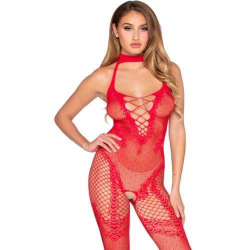 Секси боди LEG AVENUE - 89336 CROTCHLESS BODYSTOCKING RED - ONE SIZE | LEG AVENUE|LEG AVENUE BODYSTOCKINGS Секси боди LEG AVENUE - 89336 CROTCHLESS BODYSTOCKING RED - ONE SIZE