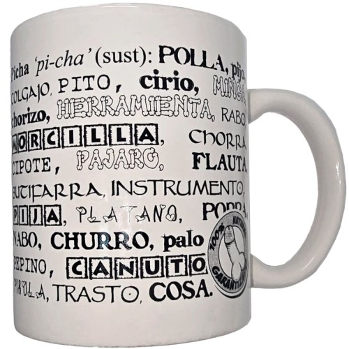Чаша DIABLO PICANTE - WHITE MUG WITH PENIS SYNONYMS 370 ML | DIVERTY SEX|DIABLO PICANTE Чаша DIABLO PICANTE - WHITE MUG WITH PENIS SYNONYMS 370 ML