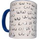 Чаша DIABLO PICANTE - WHITE BOOBS MUG WITH BLUE HANDLE 370 ML | DIVERTY SEX|DIABLO PICANTE Чаша DIABLO PICANTE - WHITE BOOBS MUG WITH BLUE HANDLE 370 ML