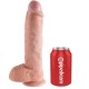 KING COCK 10" COCK FLESH WITH BALLS 25.4 CM