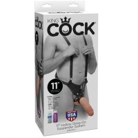 KING COCK 28 CM HOLLOW STRAP-ON SUSPENDER 
