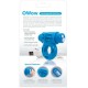 SCREAMING O VIBRATING RECHARGEABLE RING O WOW BLUE