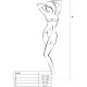 PASSION WOMAN BS020 BODYSTOCKING BLACK ONE SIZE