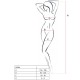 PASSION WOMAN BS024 BODYSTOCKING BLACK ONE SIZE