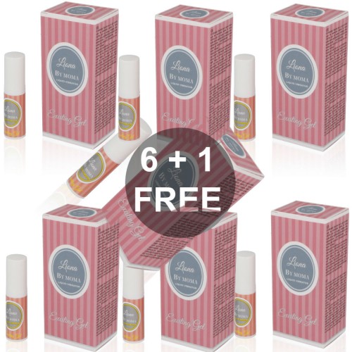 Вибратор LIONA BY MOMA LIQUID VIBRATOR EXCITING GEL  6 + 1 FREE