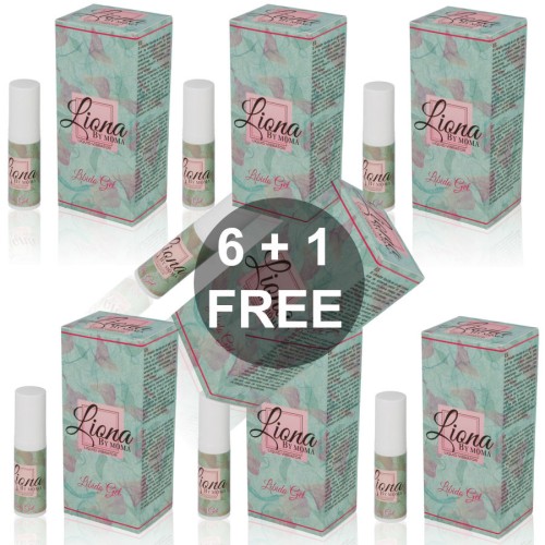 Вибратор LIONA BY MOMA LIQUID VIBRATOR LIBIDGEL 6 + 1 FREE